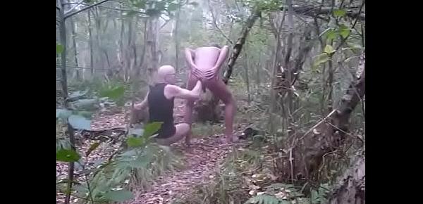  Old man fisting muscle gay outdoors